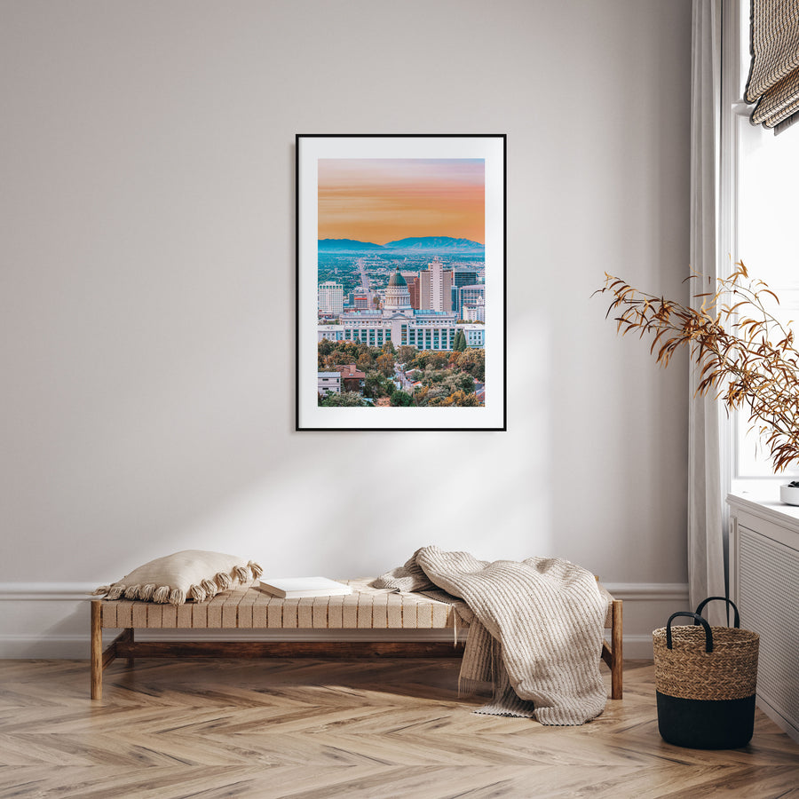 Salt Lake City Photo Color No 1 Poster