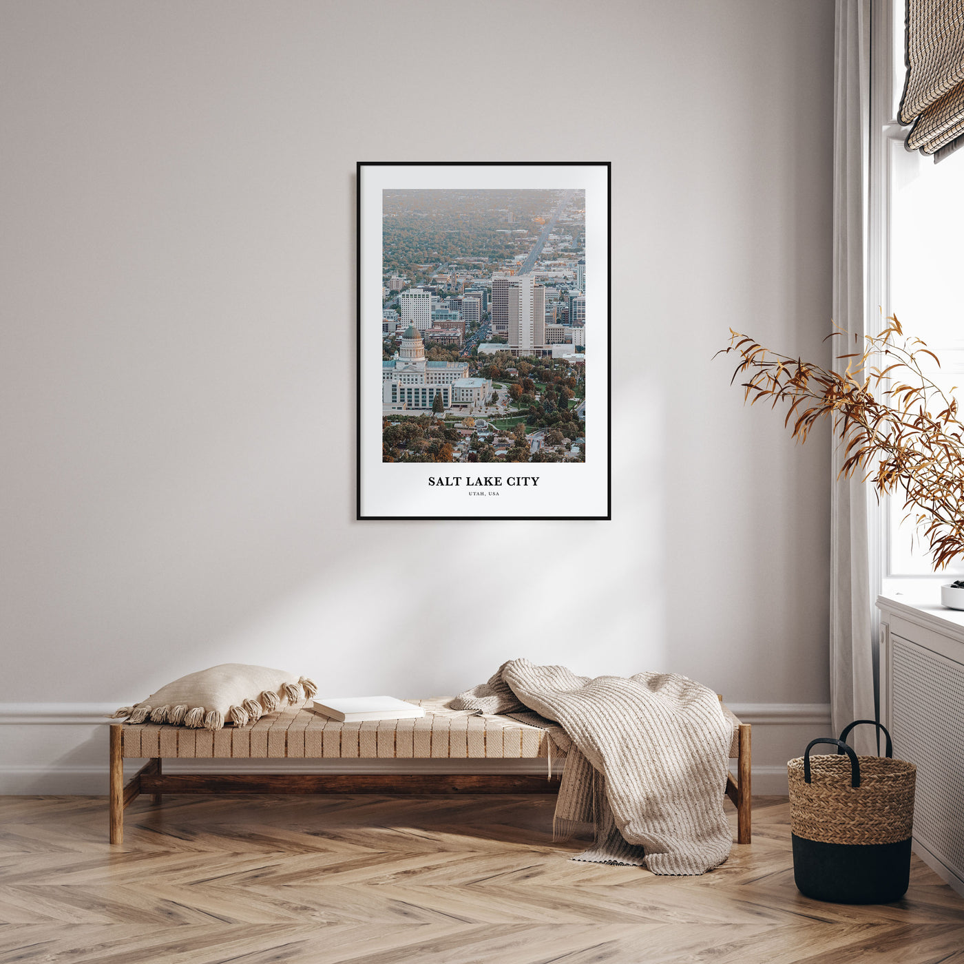 Salt Lake City Portrait Color Poster
