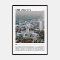 Salt Lake City Travel Color Poster