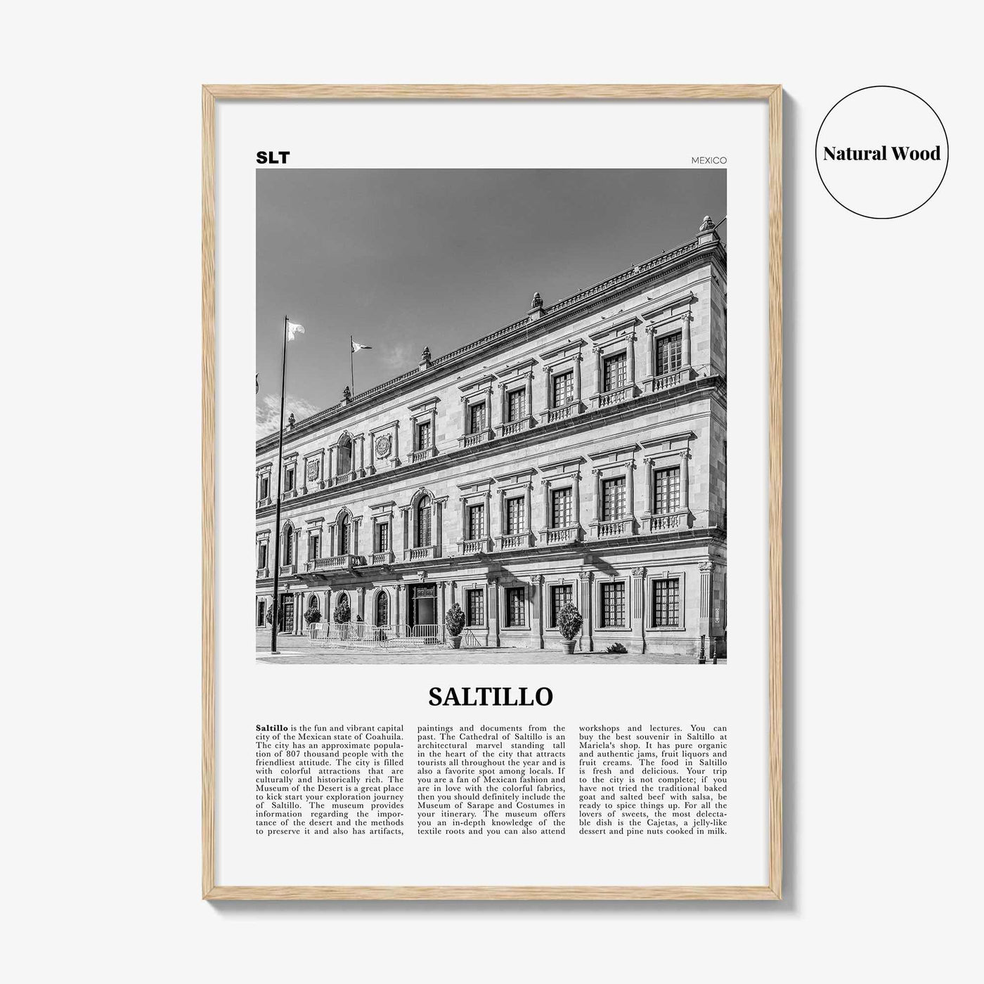 Saltillo Print Black and White, Saltillo Wall Art, Saltillo Poster, Saltillo Photo, Saltillo Wall Décor, Mexico