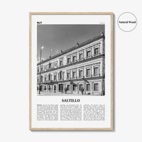 Saltillo Print Black and White, Saltillo Wall Art, Saltillo Poster, Saltillo Photo, Saltillo Wall Décor, Mexico