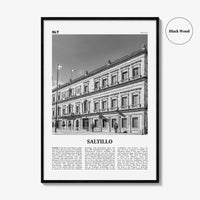 Saltillo Print Black and White, Saltillo Wall Art, Saltillo Poster, Saltillo Photo, Saltillo Wall Décor, Mexico