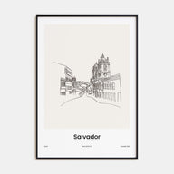 Salvador Drawn Poster