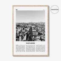 Salvador Print Black and White, Salvador Wall Art, Salvador Poster, Salvador Photo, Salvador Wall Decor, Brazil, Brasil, South America