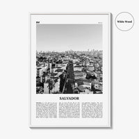 Salvador Print Black and White, Salvador Wall Art, Salvador Poster, Salvador Photo, Salvador Wall Decor, Brazil, Brasil, South America