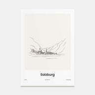 Salzburg Drawn Poster