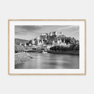 Salzburg Landscape B&W Poster