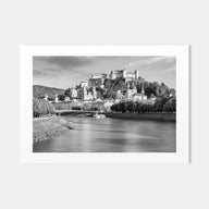 Salzburg Landscape B&W Poster