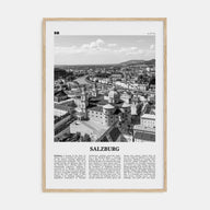 Salzburg Travel B&W Poster