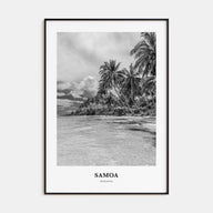 Samoa Portrait B&W Poster