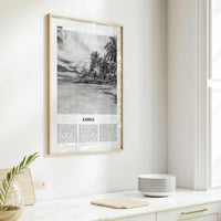 Samoa Print Black and White, Samoa Wall Art, Samoa Poster, Samoa Photo, Samoa Wall Decor, Country Art Print