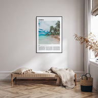Samoa Travel Color Poster