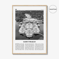 Samut Prakan Print Black and White, Samut Prakan Wall Art, Samut Prakan Poster, Samut Prakan Photo, Samut Prakan Wall Décor, Thailand