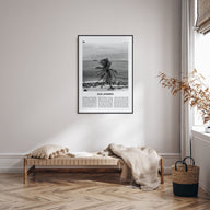 San Andrés Travel B&W Poster