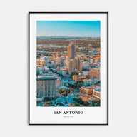 San Antonio Portrait Color Poster