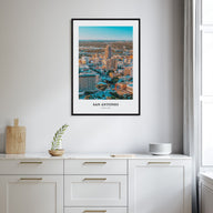 San Antonio Portrait Color Poster