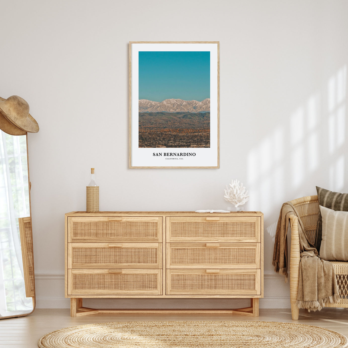 San Bernardino Portrait Color Poster