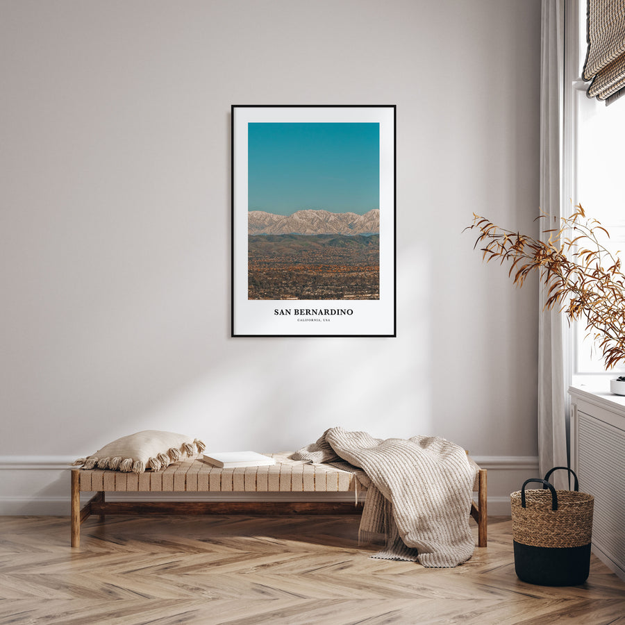 San Bernardino Portrait Color Poster