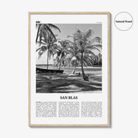 San Blas Print Black and White, San Blas Islands Wall Art, San Blas Islands Poster, San Blas Islands Photo, Panama