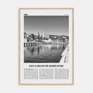 San Carlos de Bariloche Travel B&W Poster