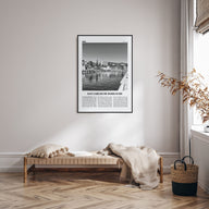 San Carlos de Bariloche Travel B&W Poster
