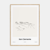 San Clemente Drawn Poster