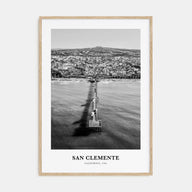 San Clemente Portrait B&W No 2 Poster