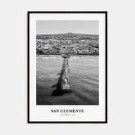 San Clemente Portrait B&W No 2 Poster