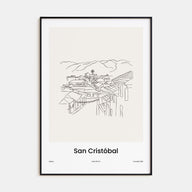 San Cristóbal de las Casas Drawn Poster
