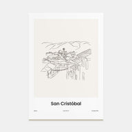 San Cristóbal de las Casas Drawn Poster