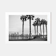 San Diego Landscape B&W No 2 Poster