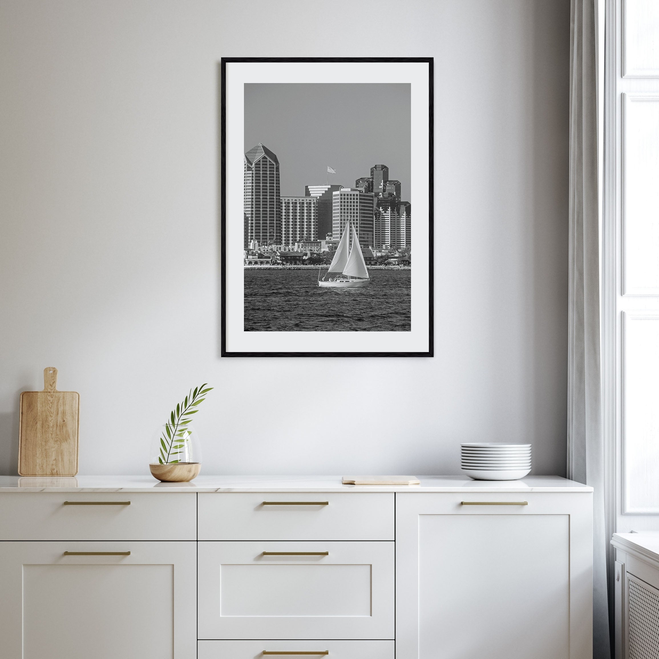 San Diego Photo B&W No 2 Poster