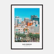 San Diego Portrait Color No 2 Poster