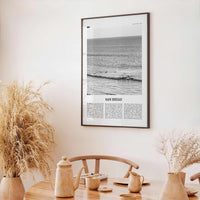 San Diego Print Black and White No 6, San Diego Wall Art, San Diego Poster, California, USA, United States, North America