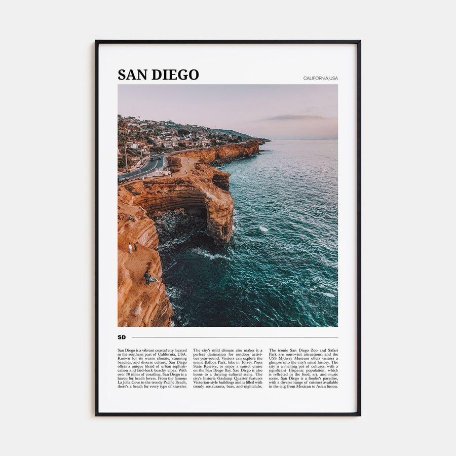 San Diego Travel Color No 1 Poster