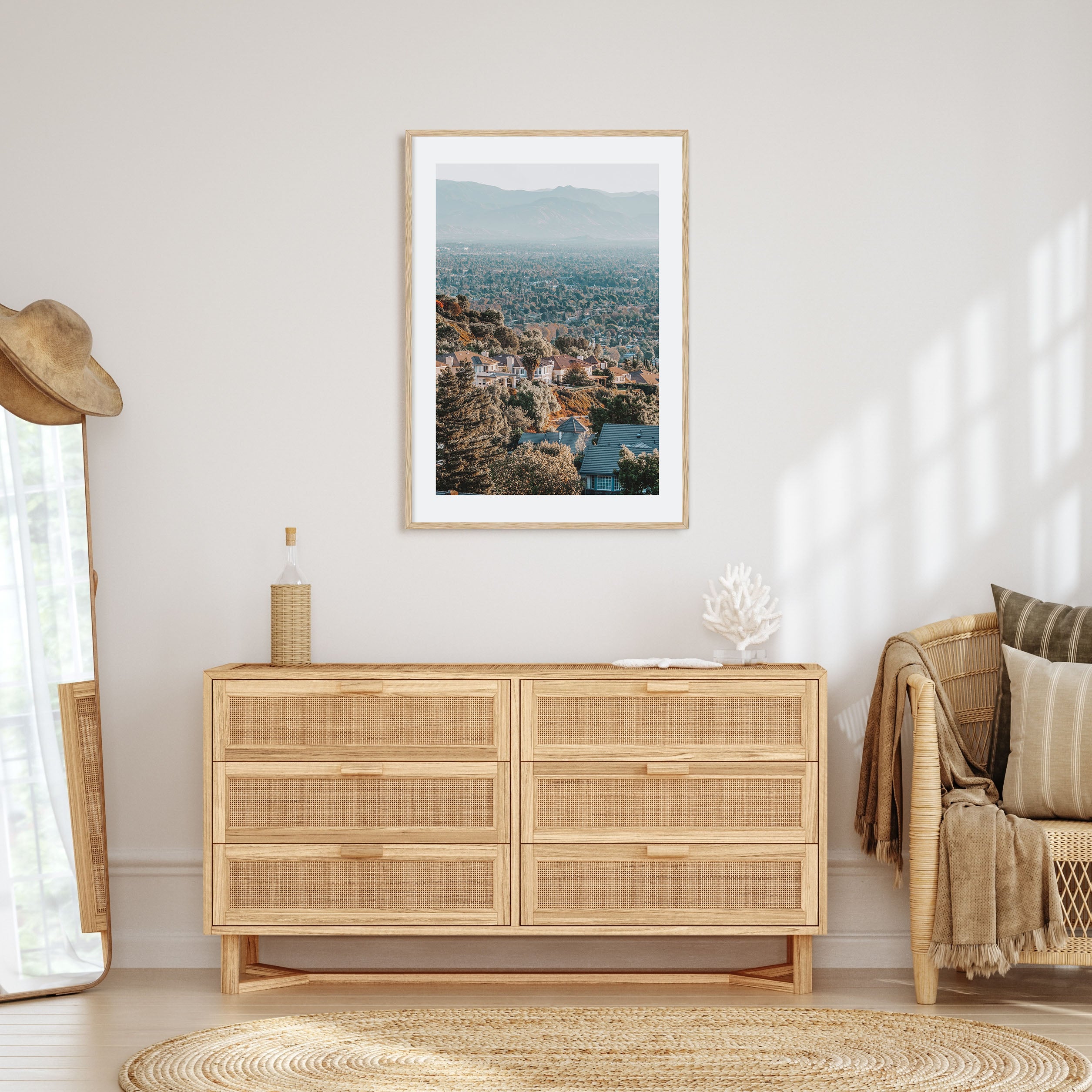 San Fernando Valley Photo Color Poster