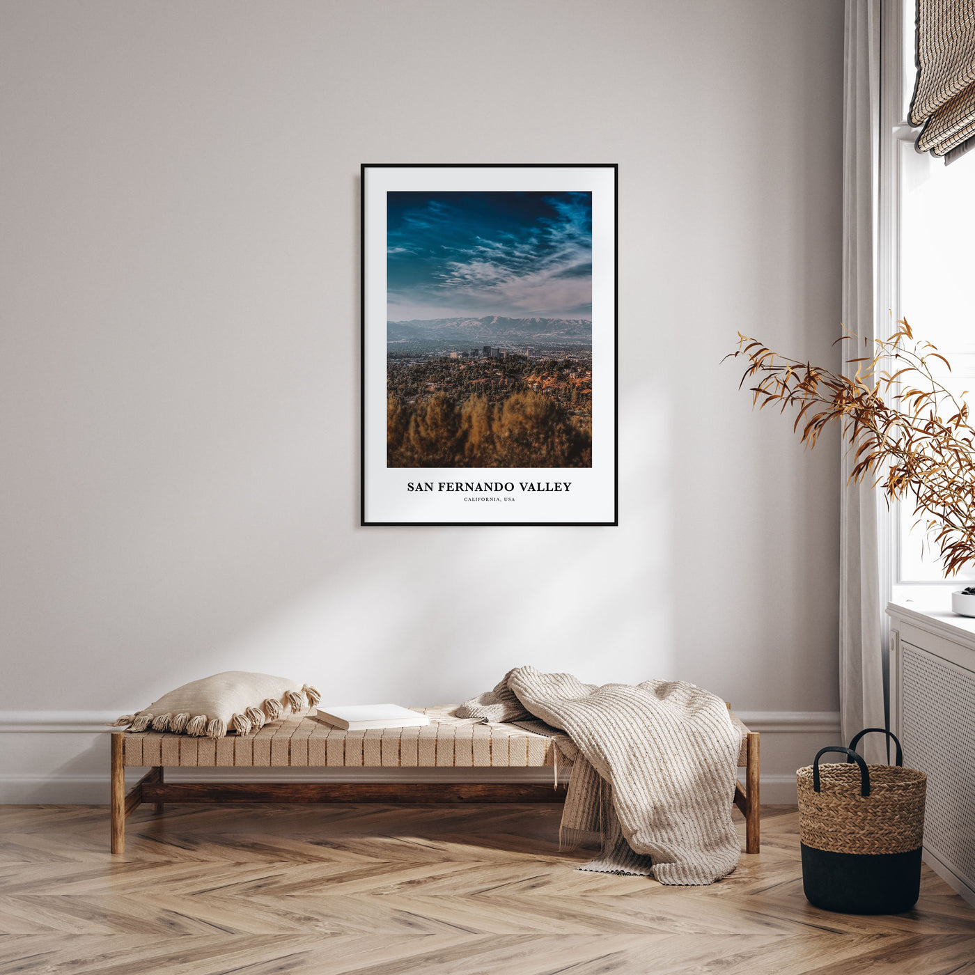 San Fernando Valley Portrait Color No 3 Poster
