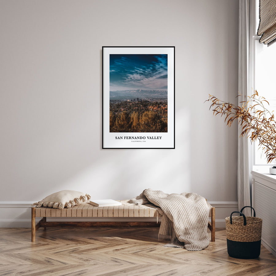San Fernando Valley Portrait Color No 3 Poster
