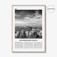 San Fernando Valley Print Black and White No 2, San Fernando Valley Art, San Fernando Valley Poster, San Fernando Photo, California, USA