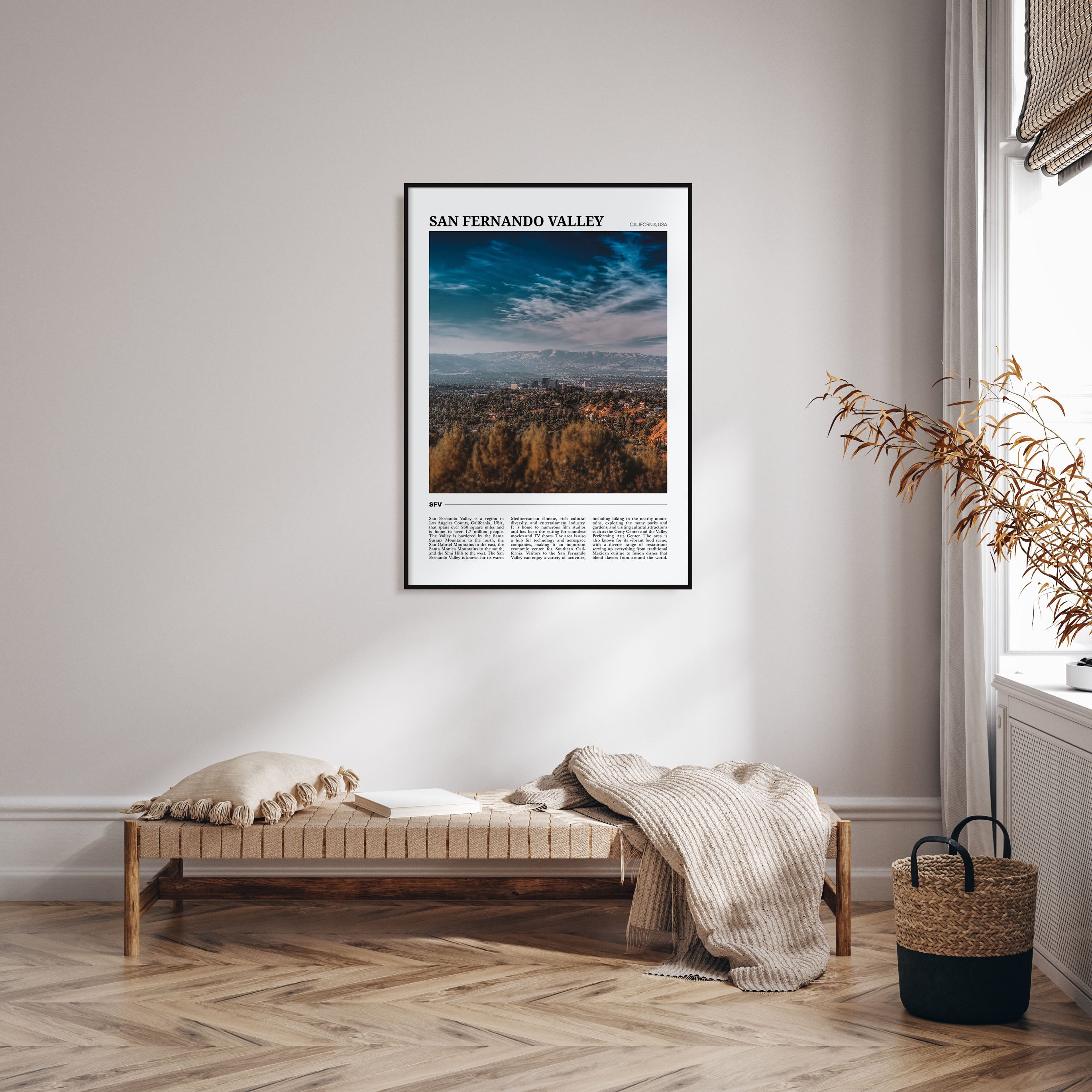 San Fernando Valley Travel Color No 2 Poster