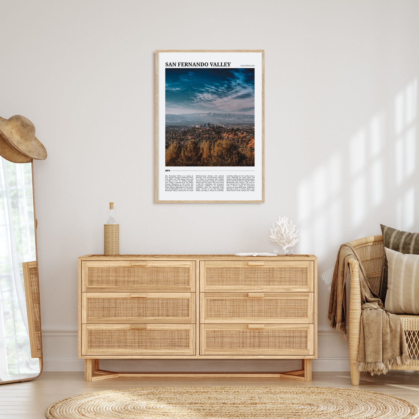 San Fernando Valley Travel Color No 2 Poster