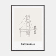 San Francisco Drawn No 2 Poster