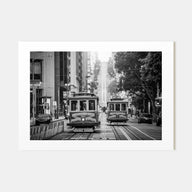 San Francisco Landscape B&W No 2 Poster