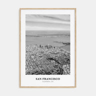 San Francisco Portrait B&W No 3 Poster