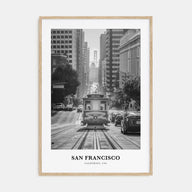 San Francisco Portrait B&W No 4 Poster