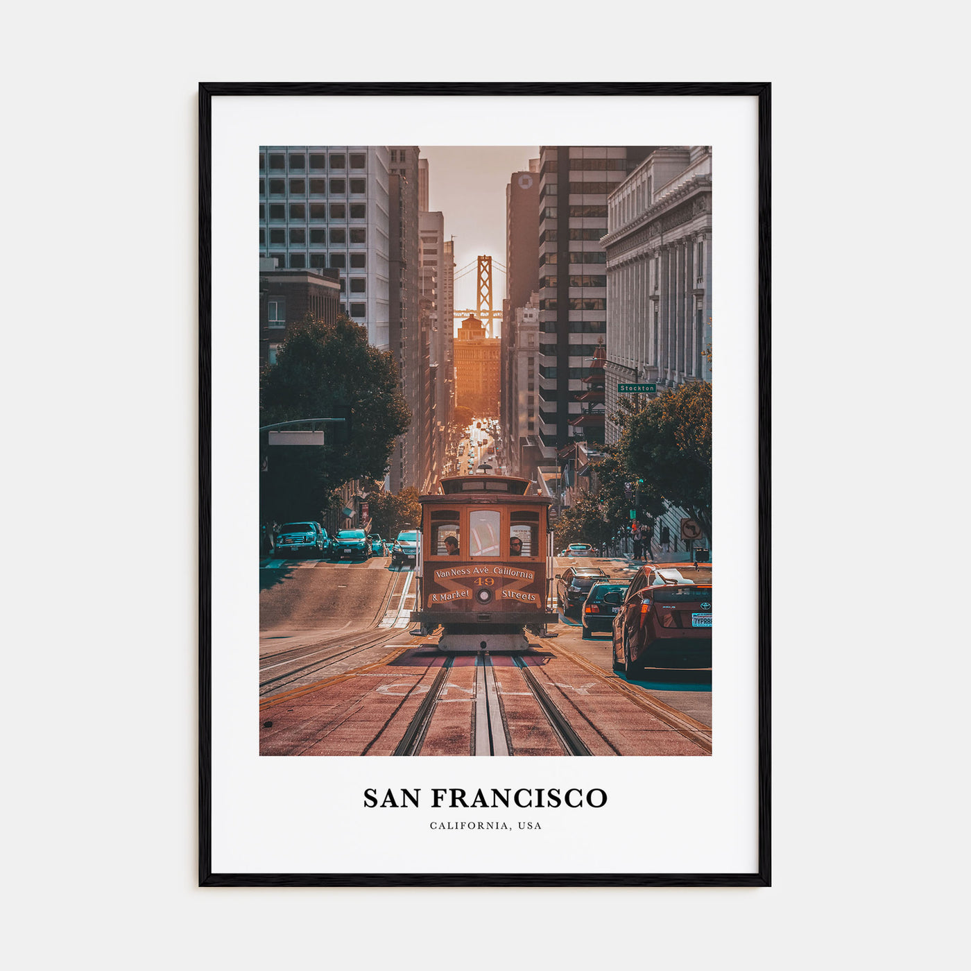 San Francisco Portrait Color No 1 Poster
