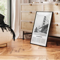San Francisco Print Black and White No 1, San Francisco Wall Art, San Francisco Poster, San Francisco Photo, Golden Gate Bridge California