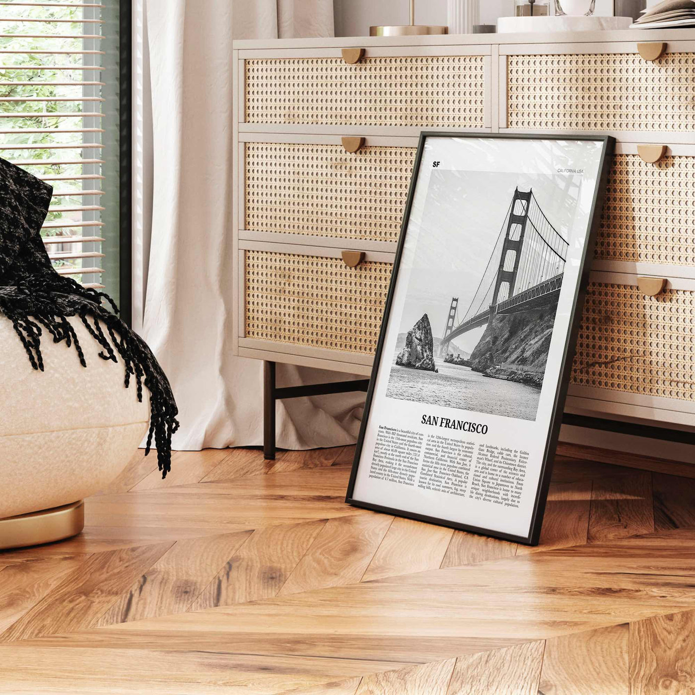 San Francisco Print Black and White No 1, San Francisco Wall Art, San Francisco Poster, San Francisco Photo, Golden Gate Bridge California