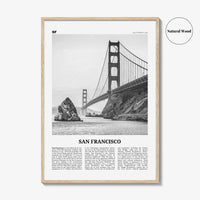 San Francisco Print Black and White No 1, San Francisco Wall Art, San Francisco Poster, San Francisco Photo, Golden Gate Bridge California