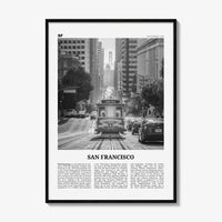 San Francisco Print Black and White No 2, San Francisco Wall Art, San Francisco Poster, San Francisco Photo, California, USA, United States